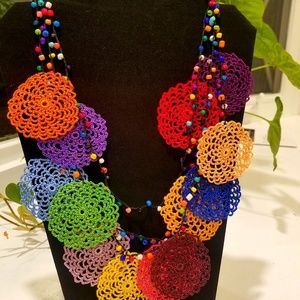handmadeCrochet necklace